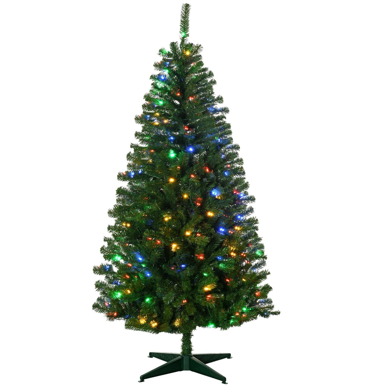 Edge Collections - 6' - Green - Pre-lit Artificial Christmas Tree with Auto Open Design - 1 Piece